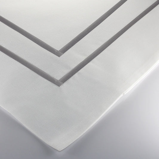 Luxury Oxford Satin Stitch Egyptian Cotton Duvet Cover Set