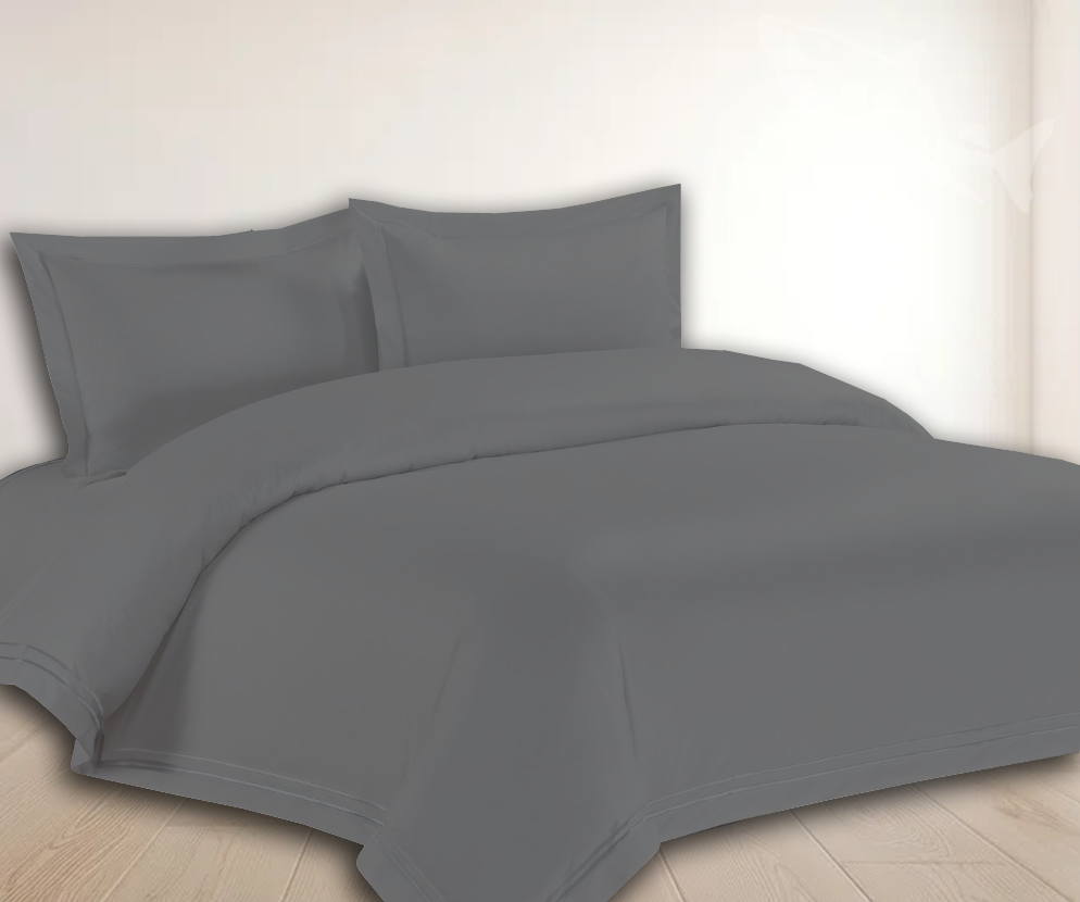Luxury Oxford Satin Stitch Egyptian Cotton Duvet Cover Set